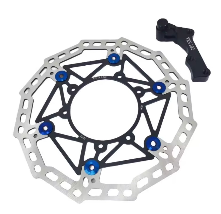 surron lbx titanium rear floating ultra bee brake rotor.